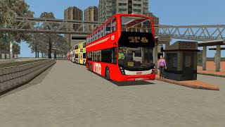 OMSI 2 KMB 3ATENU 217 VS 3142@49X 青衣碼頭 Tsing Yi Ferry → 廣源 Kwong Yuen