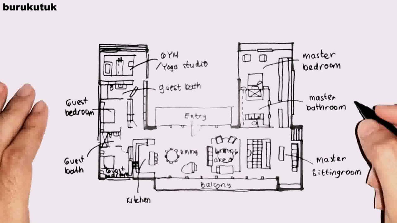 U Shaped House Design - Youtube