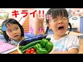 【寸劇】ゆのちゃんは野菜キライ!好き嫌いしないで食べれるかな?