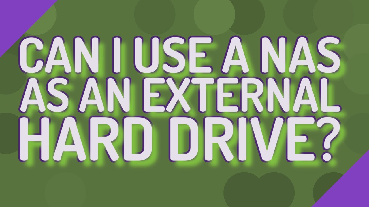 nas vs external hard drive and kodi