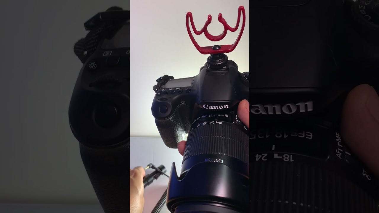 How to mount Rode Video Mic Mini to Canon 60D 