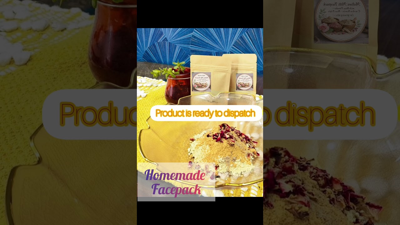 Rs99 only Homemade Facepack with Multani mitti,Chandan powder...