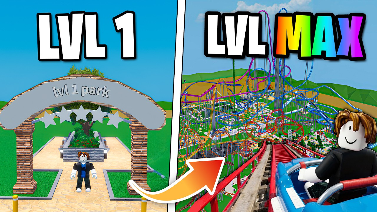 Noob to MAX in Theme Park Tycoon 2! Building BEST $10,000,000 PARK!