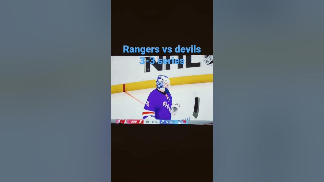 Rangers vs devils YouTube