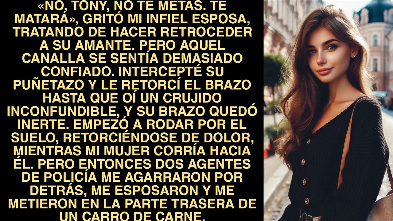 «No, Tony, No Te Metas. Te Matará», Gritó Mi Infiel Esposa, Tratando De Hacer Retroceder A Su