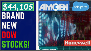 AM I Buying NEW Stocks in the DOW JONES? (Salesforce, Honeywell, Amgen)