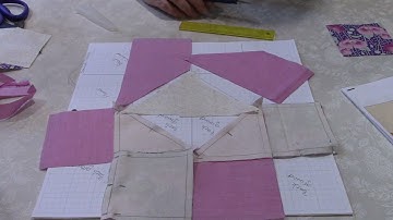 Traditional Four Patch Block Lesson 2 with Phyllis for Mad Moody Quilting Fabrics