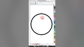 How To Fill Gradient In Outline In Coreldraw | #graphicdesign #shorts #coreldraw