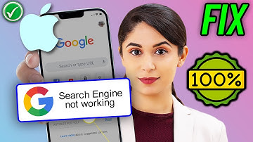 Google Search Engine not working on iPhone 2024 | Google not working on iphone