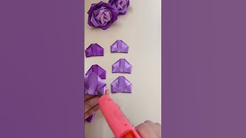 Thumbnail of Handmade diy ribbon rose flowers #handmade #diy #gift #craft #diyflowers #flowers #tutorial #ribbon