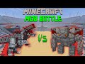 Redstone Tyrant Vs Redstone Golem(Minecraft Dungeons) - Minecraft Mob Battle 