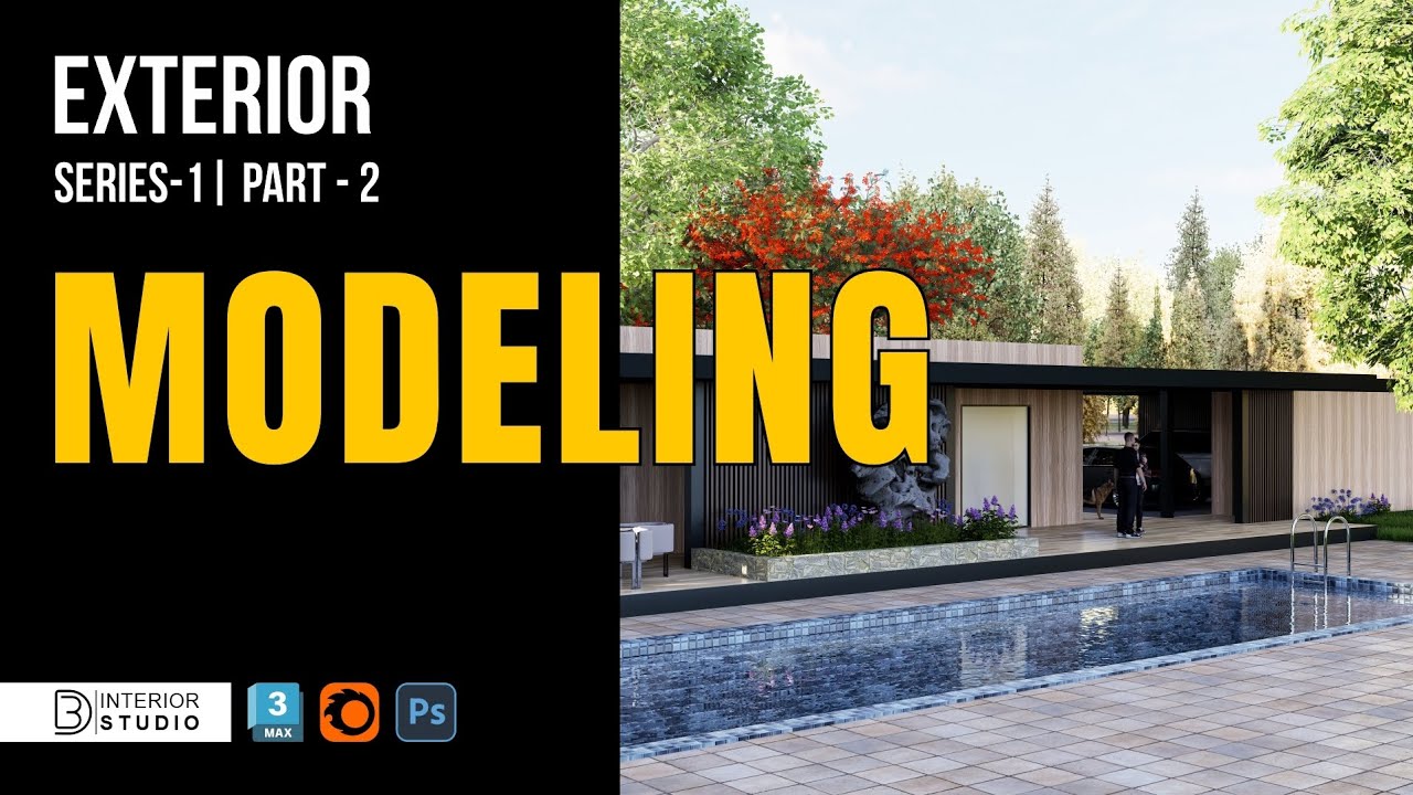 Exterior Design in 3ds Max | Part 2 – Complete Modeling Step by Step ...
