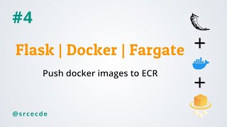 Push docker image to ECR - Deploy flask app on ECS using fargate p4