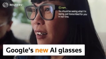 Google unveils language translating glasses