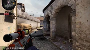 CSGO MOMENT- 1v5 AK/AWP Ace