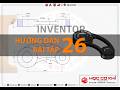 [hoccokhi] Hướng dẫn vẽ bài tập số 26 | Bài tập Inventor
