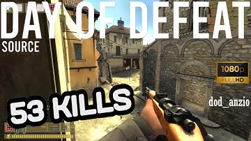 Day of Defeat Source - Professional Rifleman - dod_anzio (53-25) Gameplay [1080p60FPS]