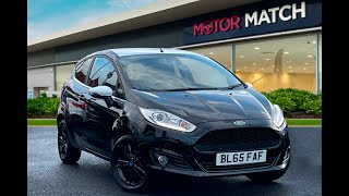 Approved Used Ford Fiesta Zetec Black Edition 3 Door Motor Match Stockport