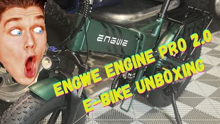 Engwe Engine Pro 2.0 E-Bike Unboxing, Setup, and Test Ride!