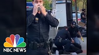 Video Captures New York City Police Officer Brandishing Stun Gun, Slapping Man | NBC News