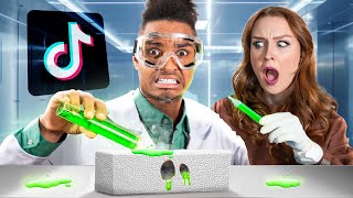 Ich teste die dümmsten Tiktok Experimente 🧪 (ft.@TheresaKirchner)