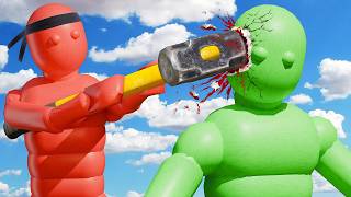 Dynamic AI Fight Each Other in Realistic Compilations! #4 (with Active Ragdoll Physics)