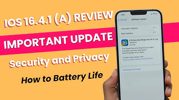 iOS 16.4.1 (a) Review | iOS 16.4.1 (a) Rapid Security Response - Battery Drain Issue in Hindi