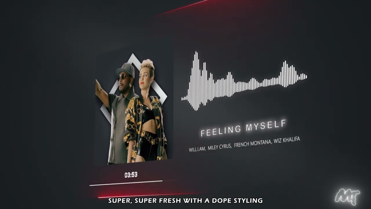 will.i.am ft. Miley Cyrus- Feeling Myself♠[Lyrics](Slowed Reverb)