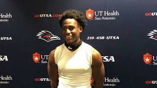 UTSA WR Devin McCuin Media Session 10.18.23