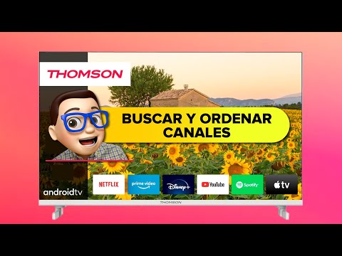 Cómo BUSCAR y ORDENAR CANALES en TV THOMSON Smart TV 🖤 con Android TV ✅ PASO a PASO 📺