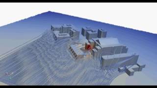 Computational Fluid Dynamics simulations - Streamlines - Software SARA