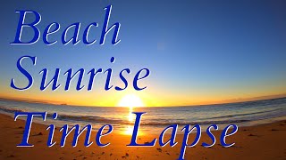 Beach Sunrise Time Lapse | Golden Hour Sunrise with uplifting music