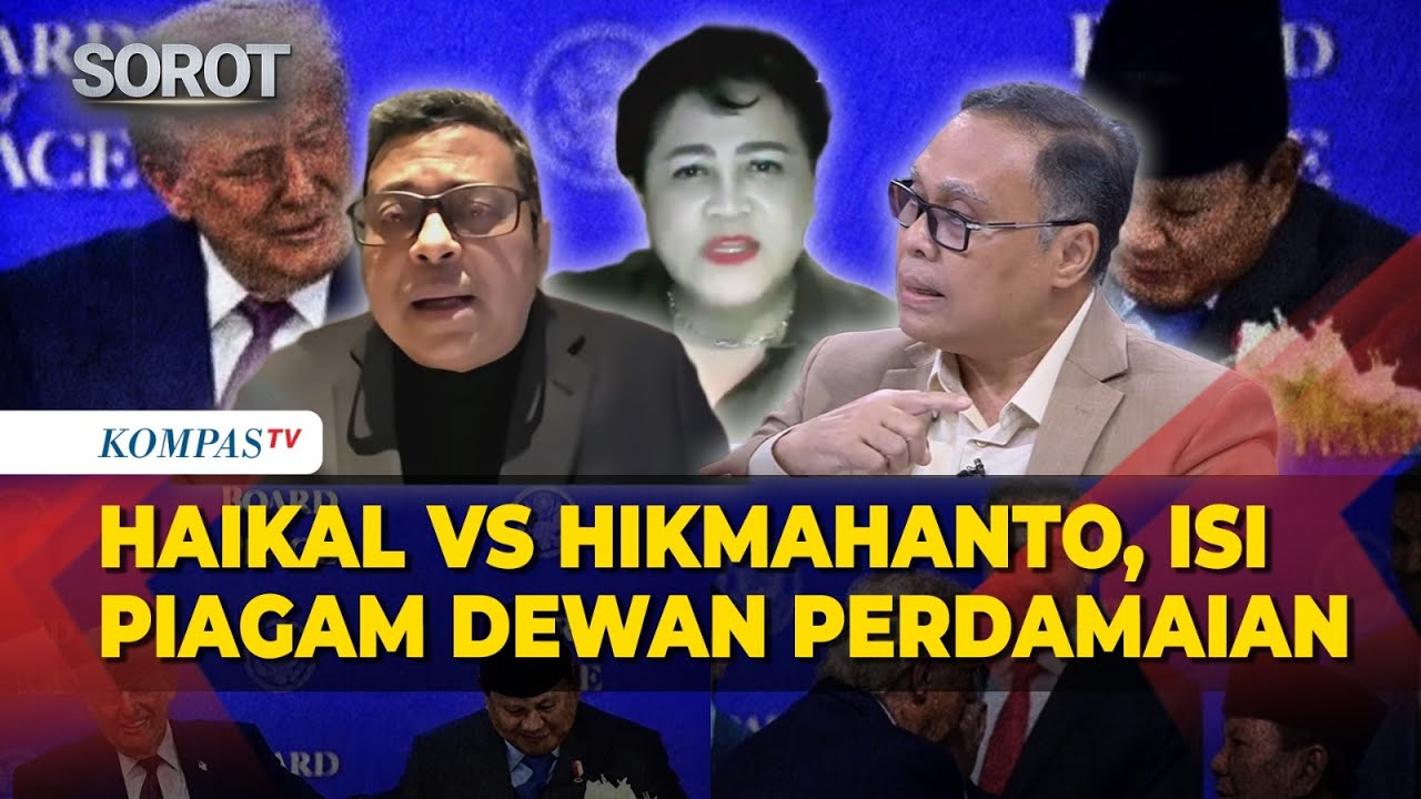 Sengit! Haikal, Connie & Prof Hikmahanto soal Isi Piagam hingga Eropa Tak Gabung Dewan Perdamaian