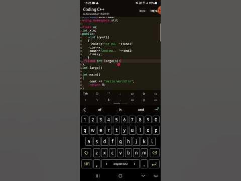 How to use friend function? cpp program #shorts #viral - YouTube
