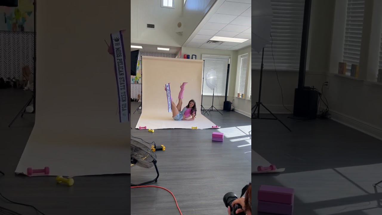 Lil pageant photoshoot today🤩 