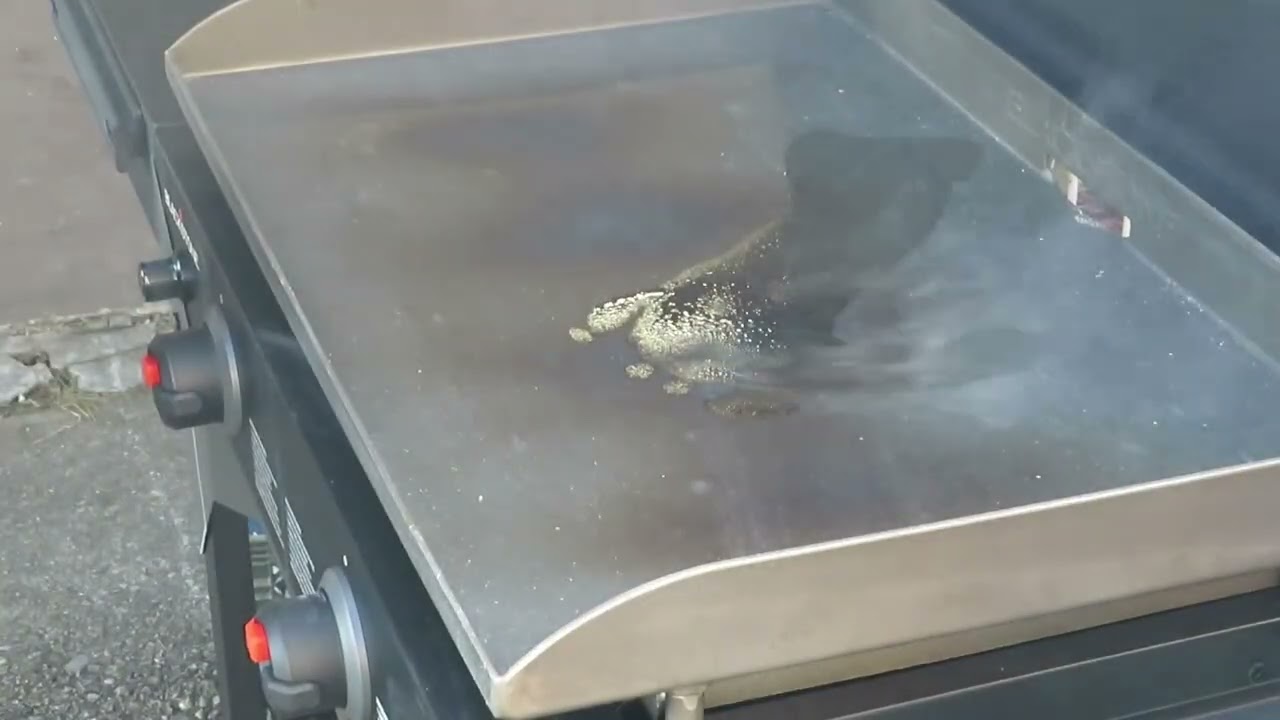 Seasoning new Blackstone Griddle