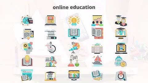 Online Education - Flat Animation Icons After Effects Templates