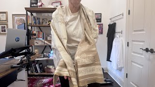 Beautiful warm and soft shawl. LumiSyne Warm Scarf Cashmere Shawl Women Artistic Landscape Painting