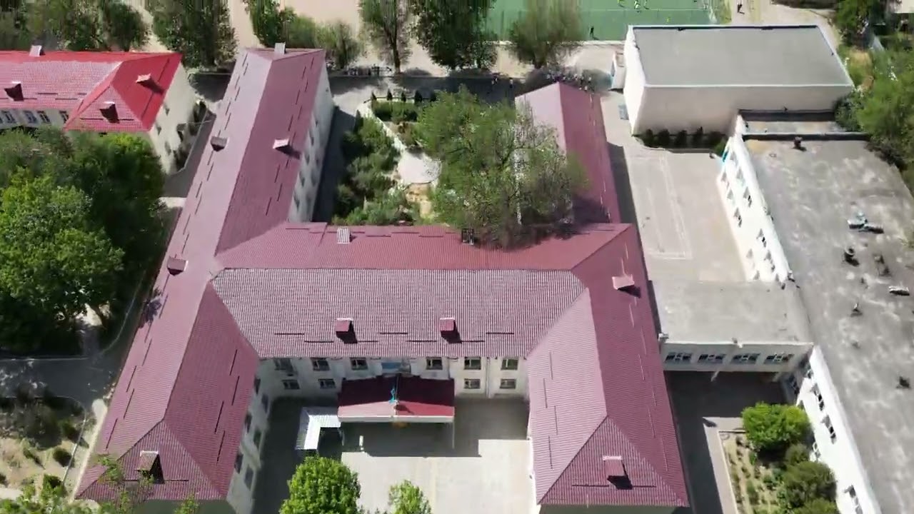 Химпоселок и жд вокзал с дрона в Таразе 10.05.23