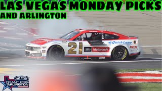Monday Picks for Las Vegas and Arlington (March 9, 2026)