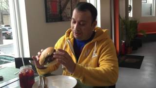 Best Organic Burger Review in Newark Ironbound Section 973 732 9750  Here at Burger Bound we offer m