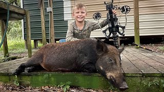 Wild Hogs , Hunting Camp and a Million $ Mansion (Luke's First Crossbow Hunt)