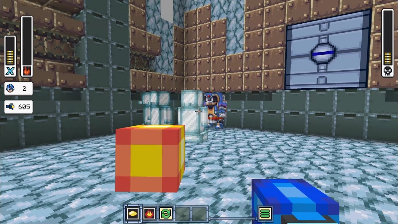 Minecraft Megaman X DLC Chill Penguin's Stage S Rank
