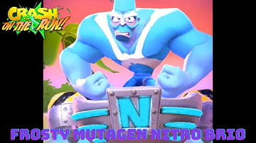 frosty mutagen nitrus brio defeated crash bandicoot on the run