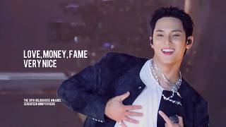 250105 SEVENTEEN Golden Disc Awards(GDA) - LOVE, MONEY, FAME + VERY NICE MINGYU focus
