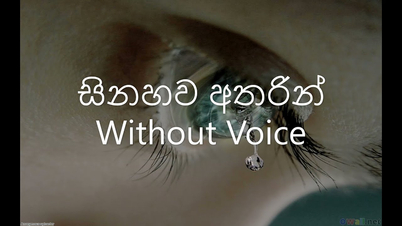 Sinahawa Atharin Karaoke (Without Voice)/ Milton Mallawarachchi