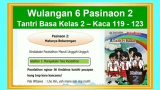 Tantri Basa Kelas 2 Wulangan 6 Pasinaon 2 hal. 119 - 123 - Unggah-ungguh Basa - Bahasa jawa Kelas 2