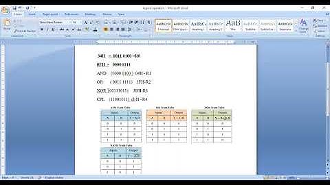MICROPROCESSOR- LOGICAL OPERATIONS USING 8051 MICROCONTROLLER