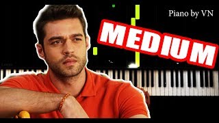 Her Yerde Sen - Zeynep Bastık - MEDIUM - PIANO TUTORIAL by VN Resimi
