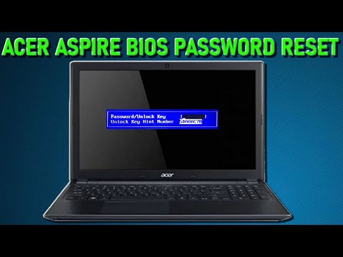 Acer Aspire V5 BIOS Password Removal Guide 2020